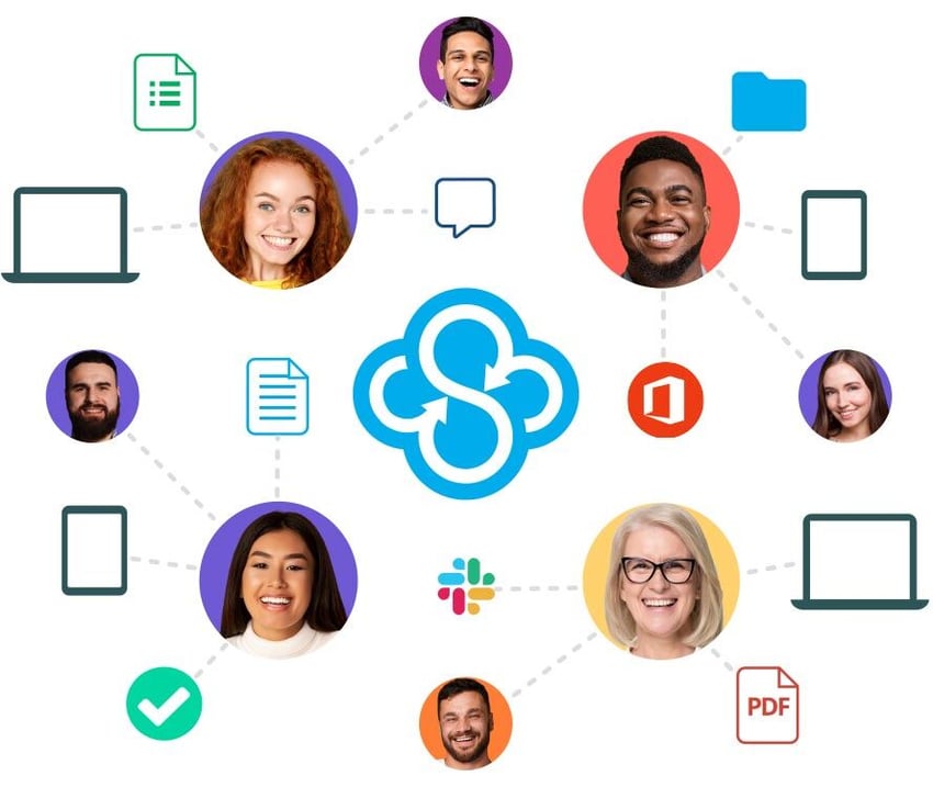 Secure cloud storage and file sharing